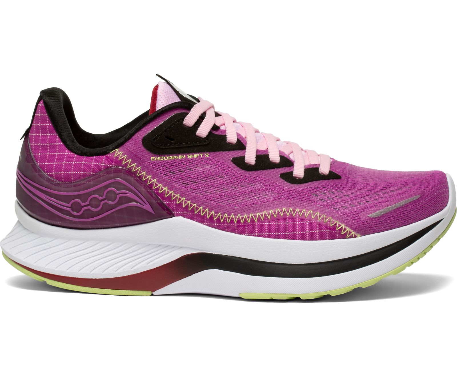 παπουτσια για τρεξιμο γυναικεια Saucony Endorphin Shift 2 ροζ μωβ | GYRHSP765