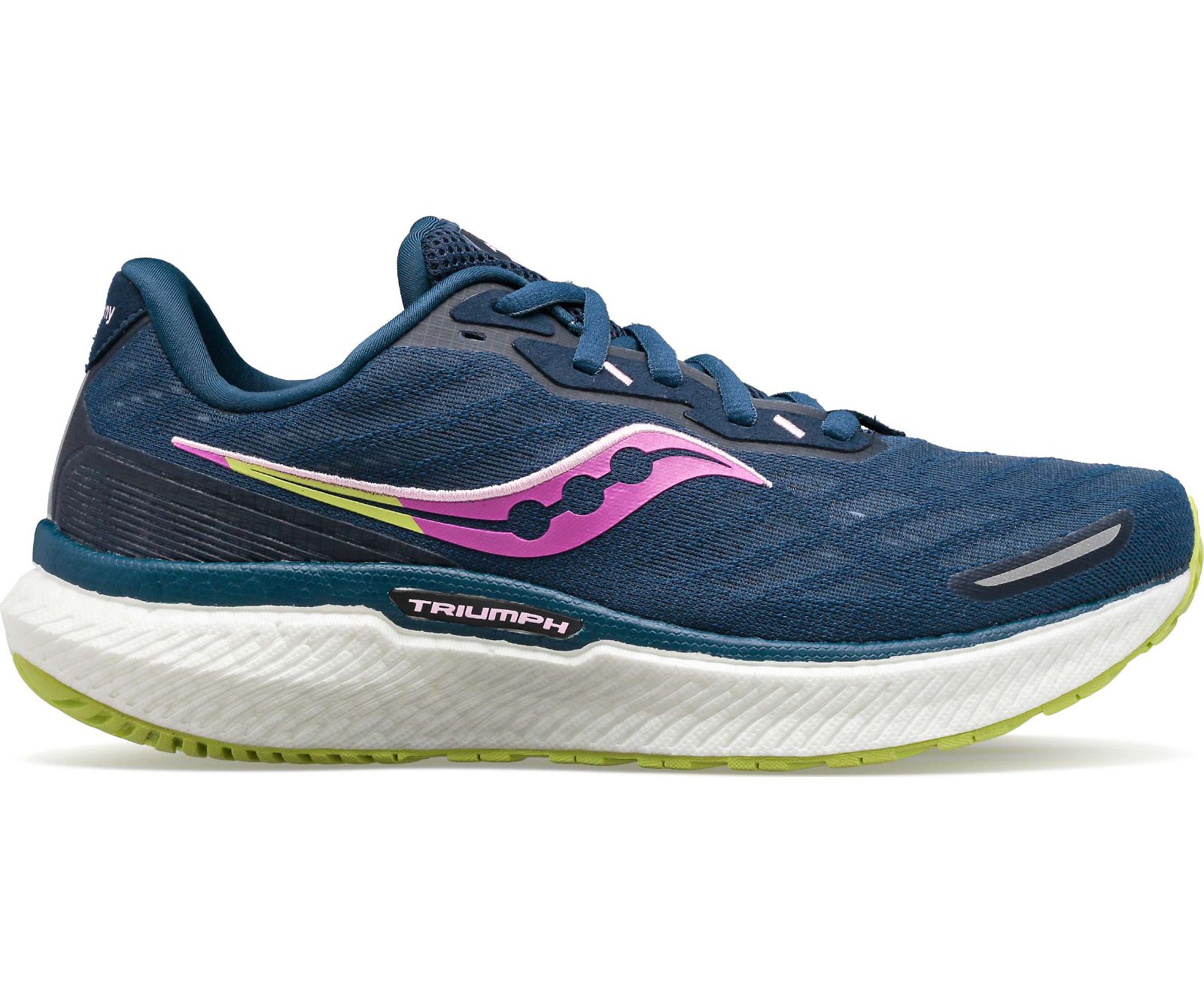 παπουτσια για τρεξιμο γυναικεια Saucony Triumph 19 σκουρο μπλε πρασινο | IPEABX975