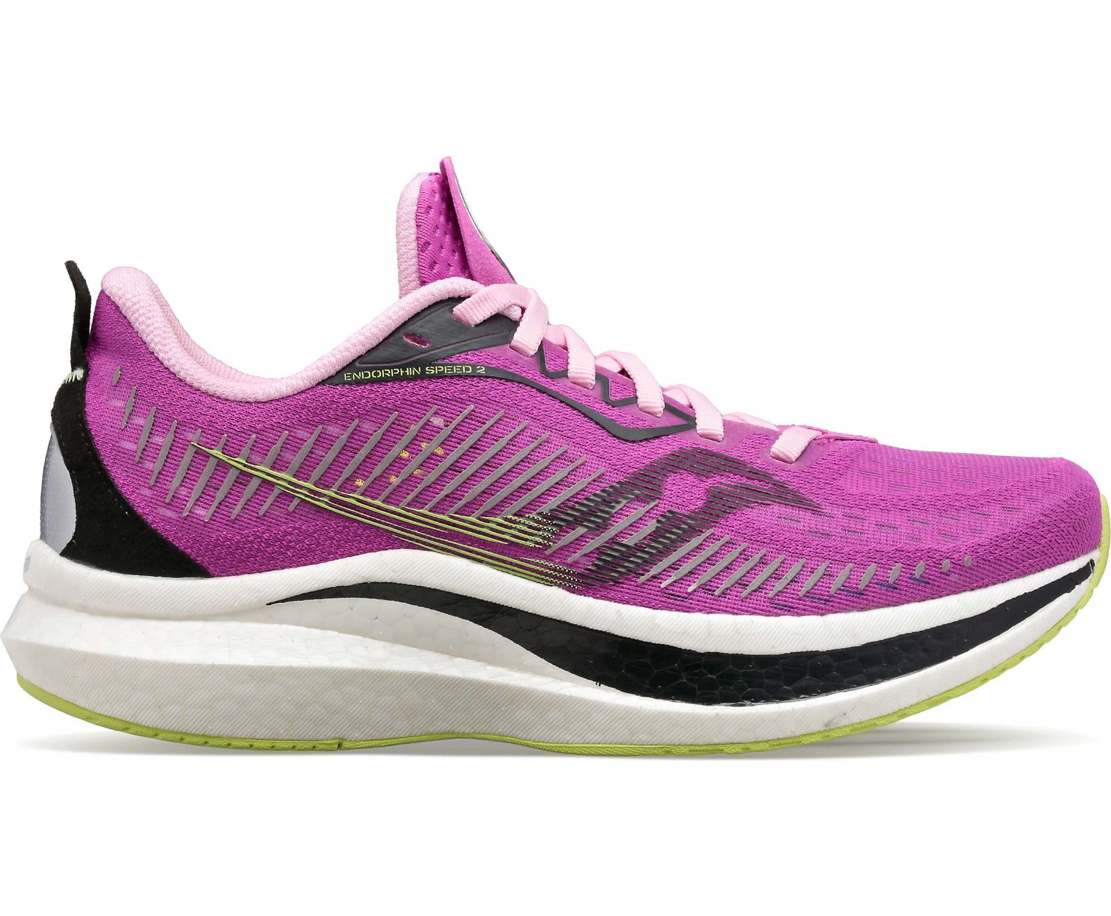 παπουτσια για τρεξιμο γυναικεια Saucony Endorphin Speed 2 ροζ | NUDBMK314