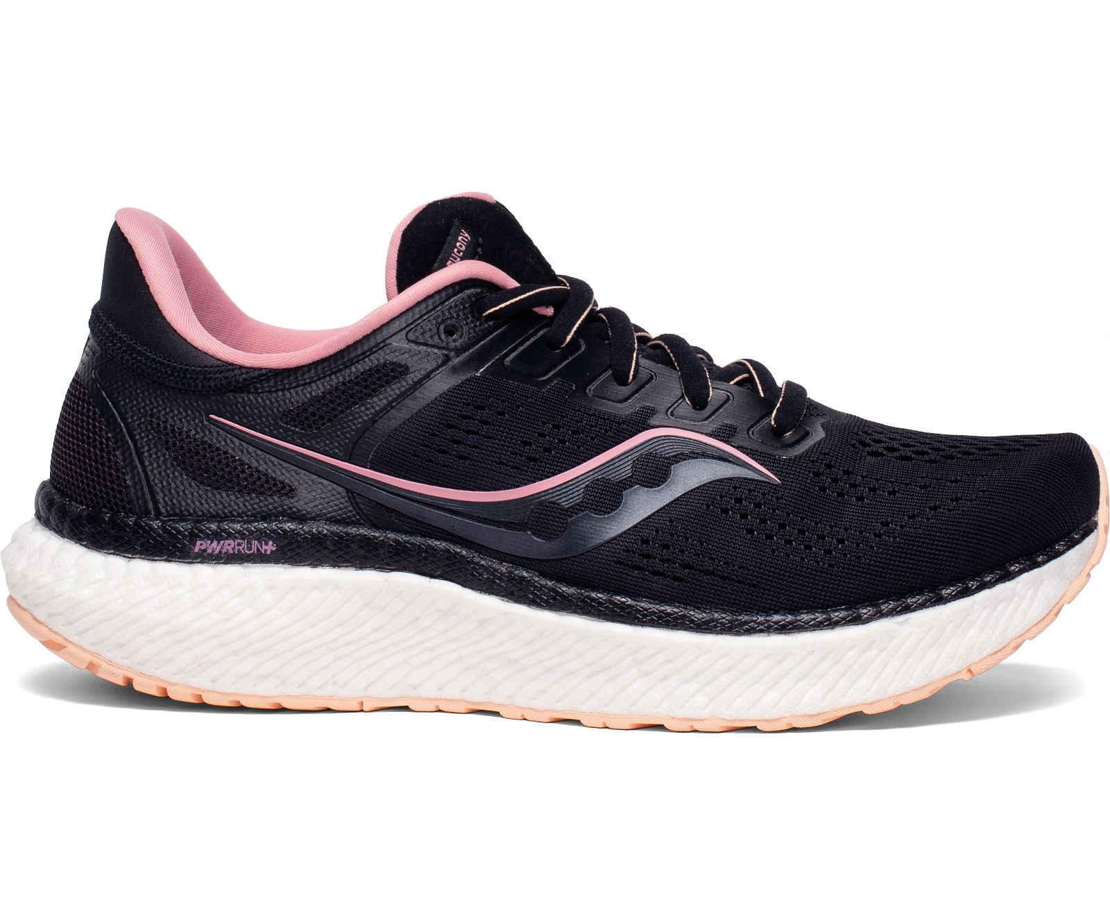 παπουτσια για τρεξιμο γυναικεια Saucony Hurricane 23 μαυρα ροζ | UGPMTV036